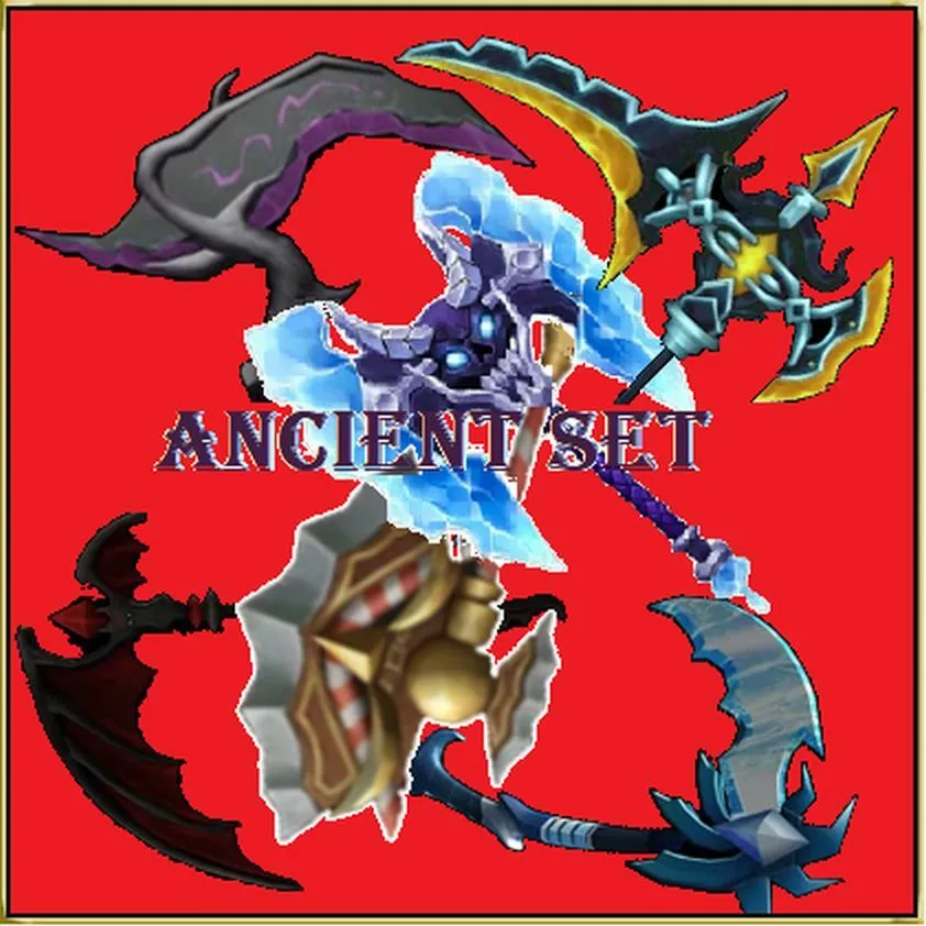 Ancient Set - MM2 - Murder Mystery 2 - Roblox - 6 Ancient Weapons