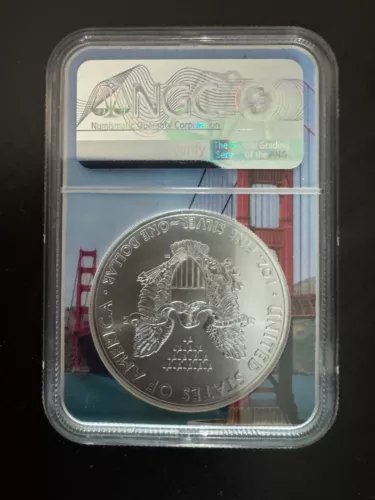 2012 (2011) (S) SILVER EAGLE NGC MS69 EARLY PRODUCTION STRUCK AT SAN FRANCISCO