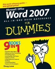 Word 2007 All-in-One Desk Reference For Dummies by