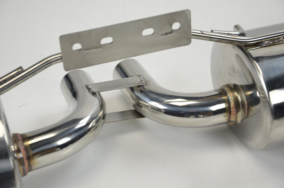 STAINLESS STEEL DUAL BACKBOX EXHAUST FOR PORSCHE BOXSTER 986 2.5L 2.7L 3.2L - Image 4 of 4