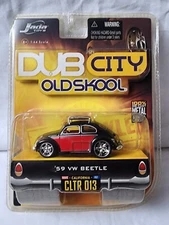 Jada Toys Dub City 59 VW Beetle Old Skool Red Black Wave 2 2006 Volkswagen A10