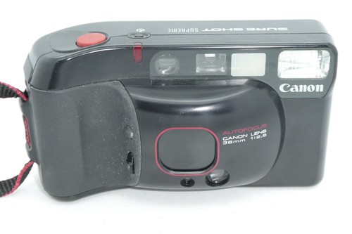 Canon Sure Shot Supreme 35 mm Point & Shoot Kamera + Etui