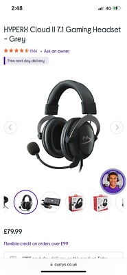 HyperX Cloud II Gaming Headset - Gunmetal