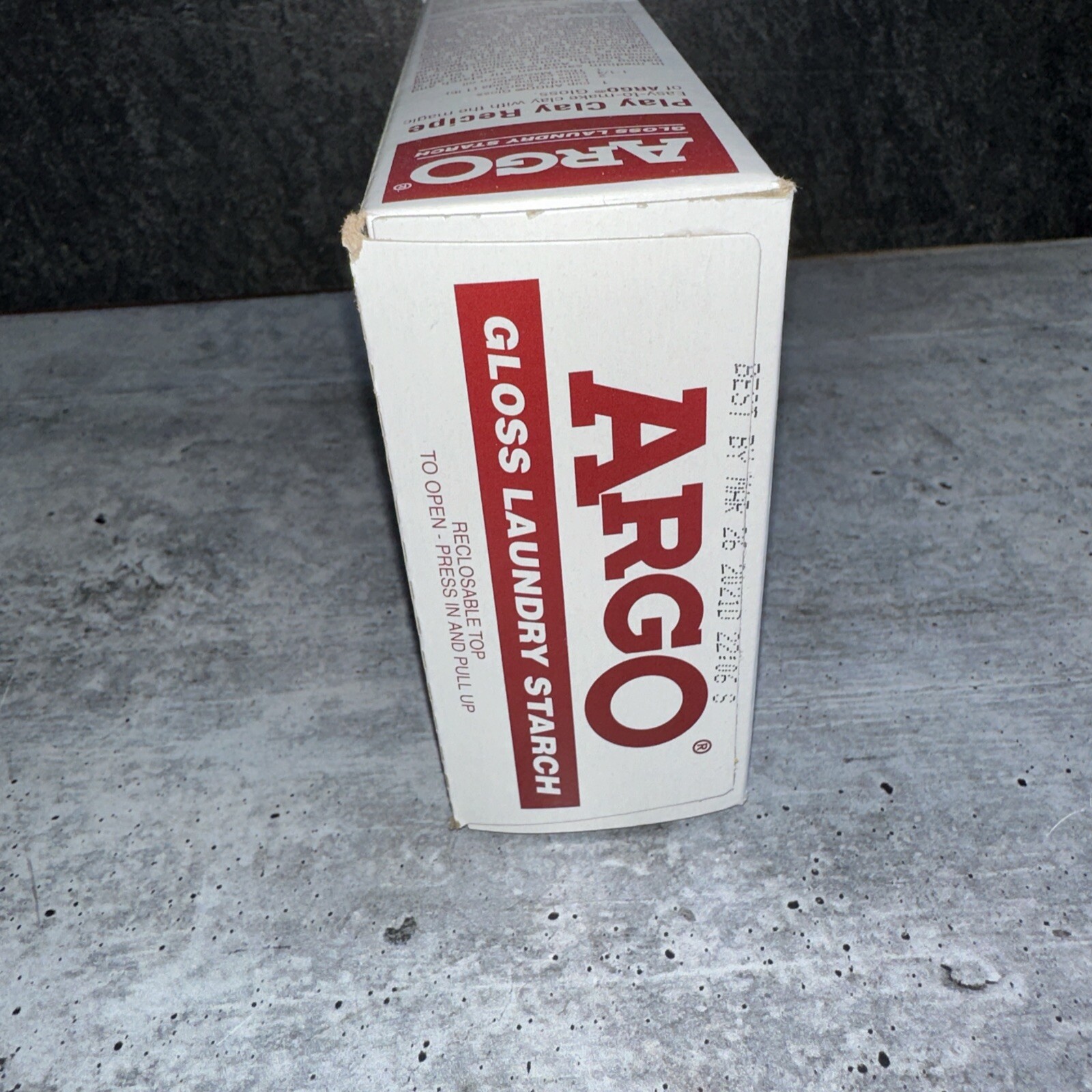 ARGO Gloss Laundry Starch Remove Greasy Spots 2021 eBay