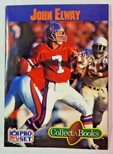 1990 Pro Set Collect A Books John Elway Denver Broncos Hall of Fame