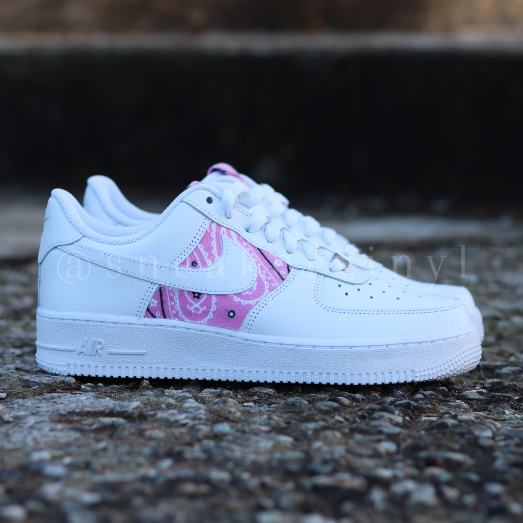 Pink Bandana Air Force Nike Shoe Pink Bandana Air Force Nike Af1