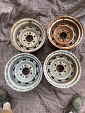 15x8 Chevrolet Truck Rally Wheels Set Blazer Hot Rod Pickup 1980s Steel Rims