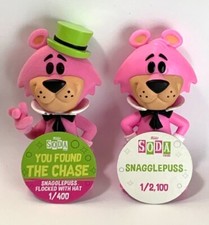 2023 Wondercon Funko Soda Snagglepuss CHASE 1/400, COMMON 1/2,100, STICKER )