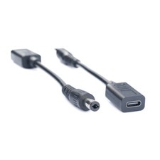 Type C Female to DC 5.5 2.1mm Male Plug Converter Charging Cable Laptop Cord