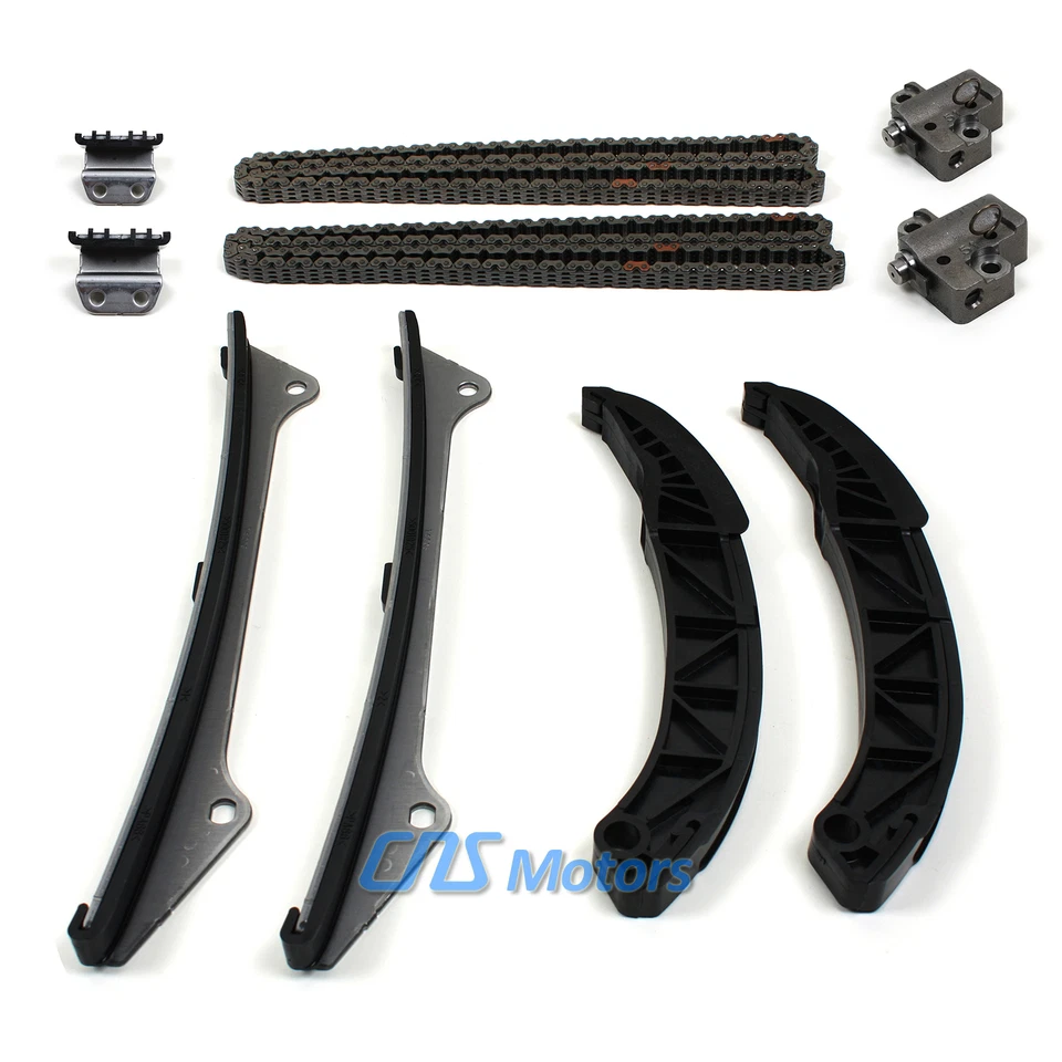 ⭐GENUINE⭐ Fits 06-10 Hyundai Kia 3.3L 3.8L Timing Chain Kit & Tensioner & V-Belt Foto 2 de 4