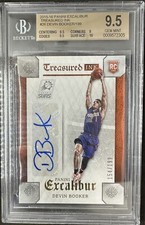 DEVIN BOOKER 2015 Panini Excalibur Treasured Ink Rookie AUTO RC BGS 9.5 GEM MT