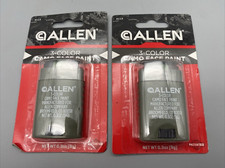 LOT 2 Allen 3 Color Camo Face Paint 0.3oz NEW SEALED - U Get Both