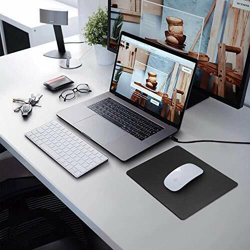 2MM Thickness Speed Rubber Durable Mouse Pad 1030 Skid Resistant Black 10 Pack - Picture 3 of 9