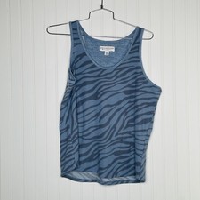 Live Love Lounge Karen Neuburger Blue Zebra 2PC Pajama Set XL