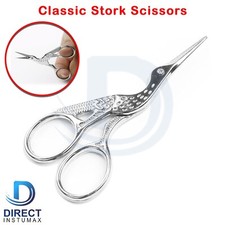 Stainless Steel Classic Stork Scissors Sharp Tip Embroidery Scissors