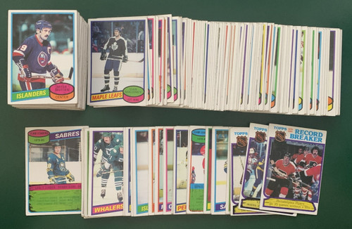 1980-81 Topps Hockey SET BREAK singles - stars, rookies, HOFers #1-264 SCRATCHED