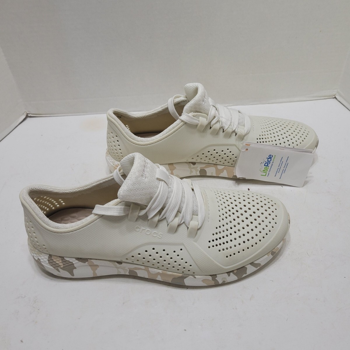 Literide Printed Camo Pacer Crocs Tennis Shoes Camo LiteRide