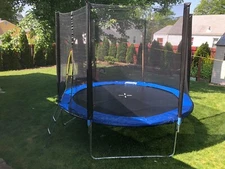 Unleash the Ultimate Fun: SEGMART 10ft Trampoline with Basketball Hoop, enclosed