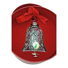 4th Waterford 12 Days of Christmas Crystal Bell Four Calling Birds Ornament 4