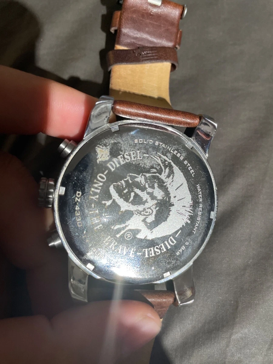 Diesel watch top blue face