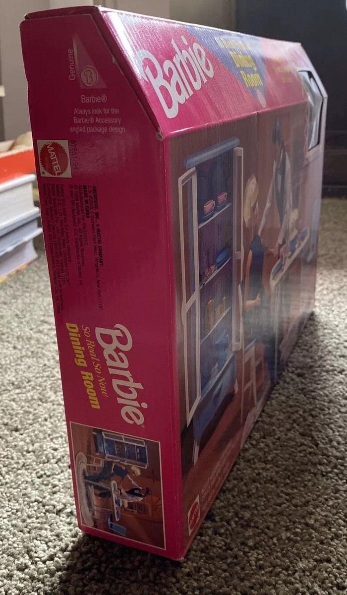 Barbie Dining Room Furniture & Accessories Diorama Playset