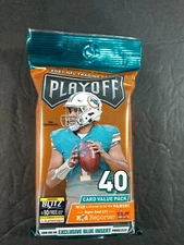 2021 Panini Playoff Football Jumbo 40 Card Value Pack  Blue Insert Parallels!
