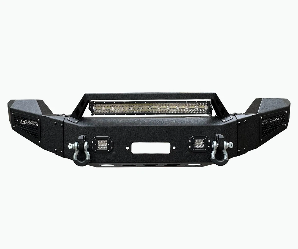 Vijay Front Bumper W/Winch Plate&LED Lights For 11-16 Ford F250-F550 Super Duty Foto 2 de 4