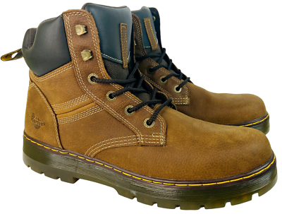 ?Dr. Martens Gabion Mens Work Utility Boots Heritage Tan Greenland Dr. Martens Gabion Pit Quarter Whiskey Leather Hiking Work  main image 4