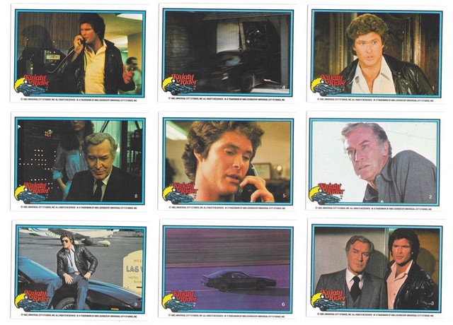 1982 Donruss Knight Rider TV Trading Cards /  Choose #s 1 - 55 / bx141