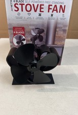Netta 4 Blade Heat Powered Stove Fan - Black for sale online | eBay