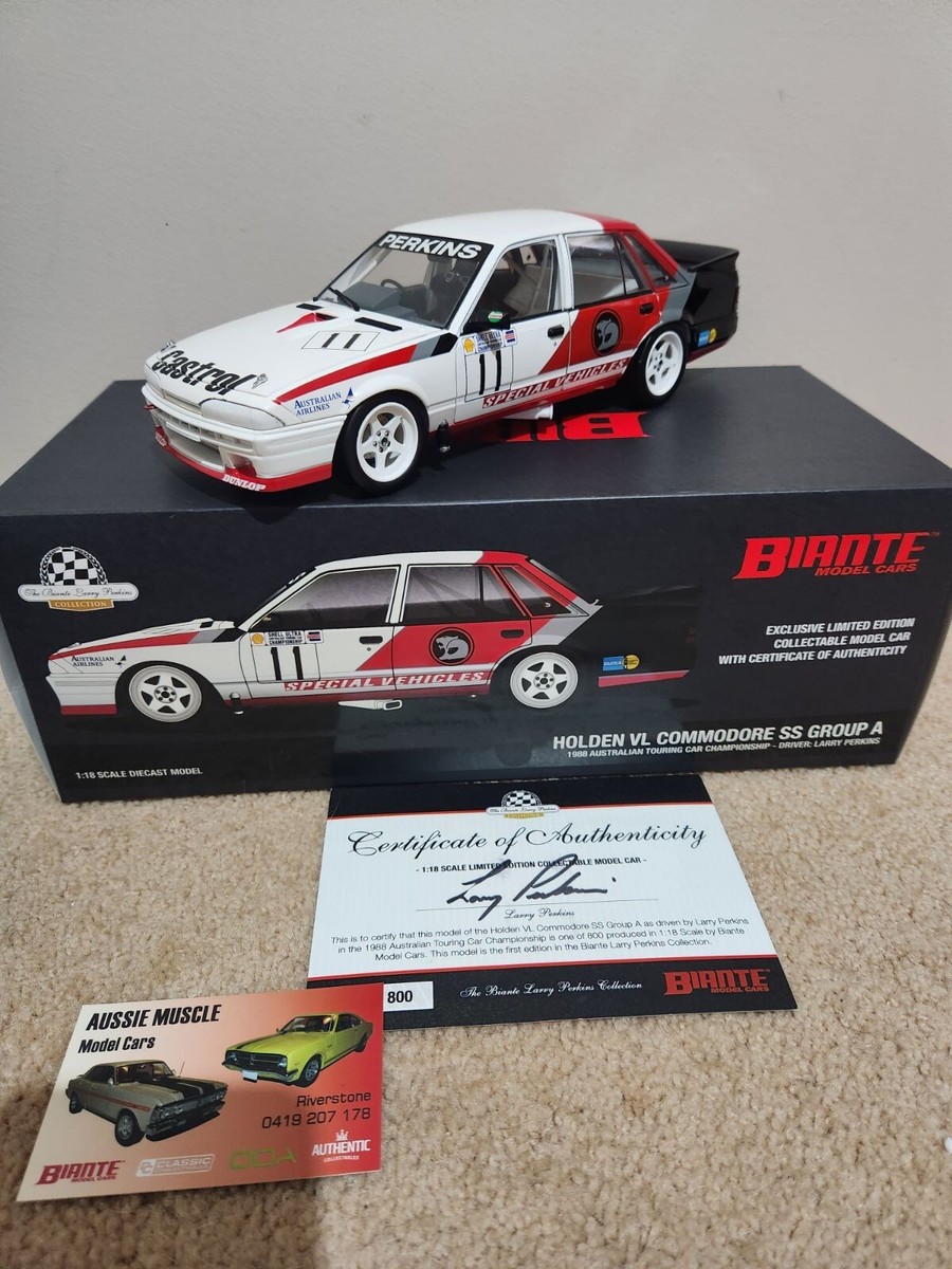1:18 Biante Holden HSV VL SS Group A Commodore #11 Larry Perkins