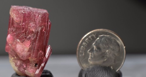 Rubelite Terminated Tourmaline Facet Grade Crystal Rough Afganistan - Picture 6 of 9