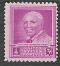 US. 953. 3c. George Washington Carver (1864-1943) Botanist Issue.  MNH. 1947