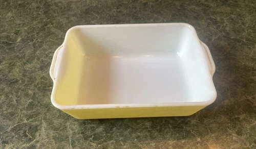 Vintage Pyrex Yellow Casserole 0503 Baking Dish 1 1/2 Qt Ovenware Made in U.S.A.