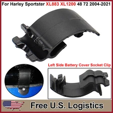 1x Left Side Battery Cover Socket Clip - For Harley Sportster XL883 XL1200 04-21