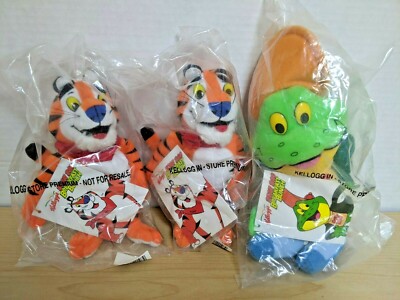 Kellogg's Sitzsack Frühstücksbündel Sammlerstücke_Tony the Tiger and Dig 'Em_1997