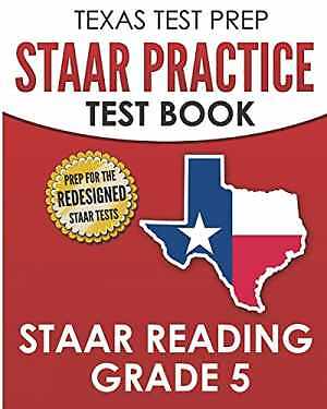 TEXAS TEST PREP STAAR Practice Test Book - Paperback, by Hawas T. - Acceptable n