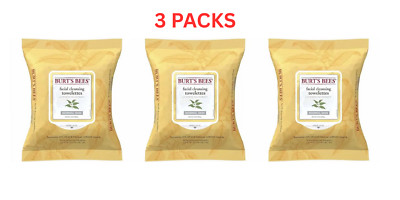 Facial Cleansing Towelettes with White Tea Extract 30 Ea (Pack of 3)