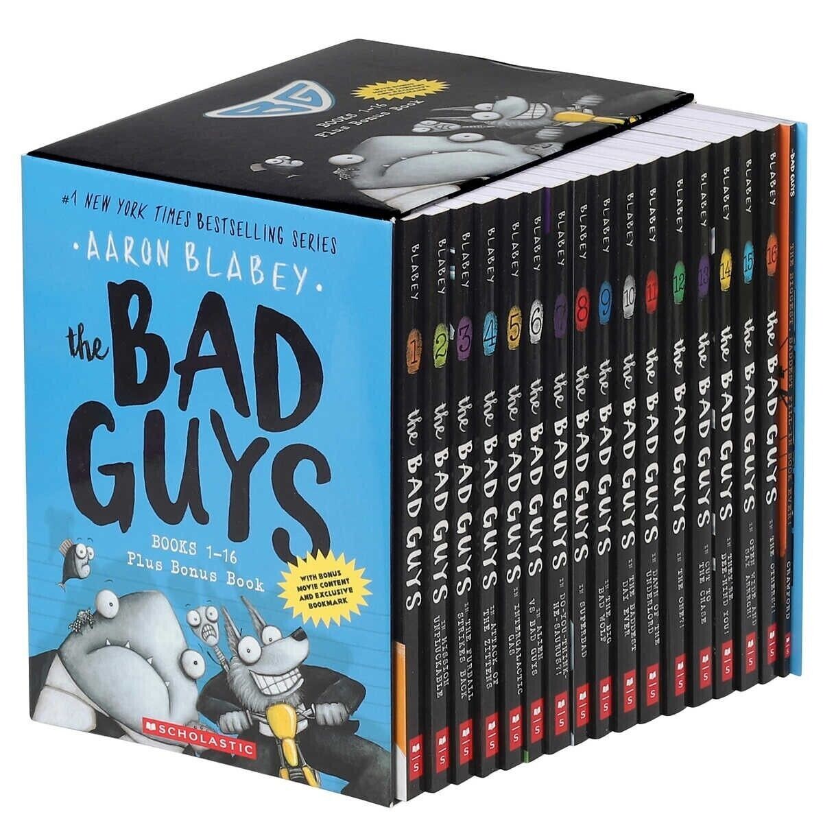 THE BAD GUYS GUY'S BOOK SERIES AARON BLABEY BOOKS ORDER 1-16