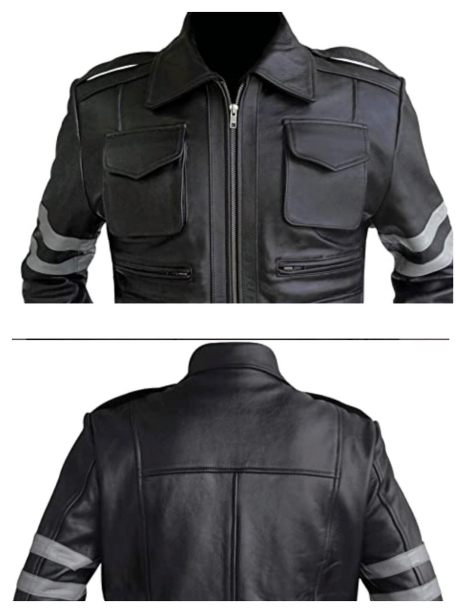 Resident Evil Leon S Kennedy Inspired Cowhide Leather Jacket