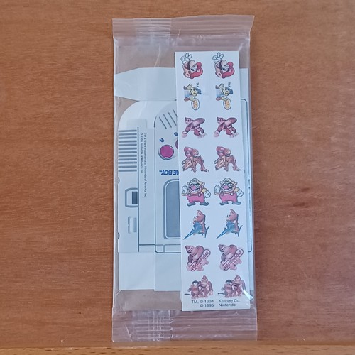 Nintendo Game Boy Kellogg’s 1995 Sticker Dispenser Cereal Premium Mario Link DK - Picture 19 of 24