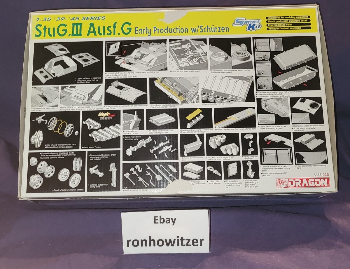 カン Dragon 1/35 6365 WWII German Stug III Ausf. G Early Prod W