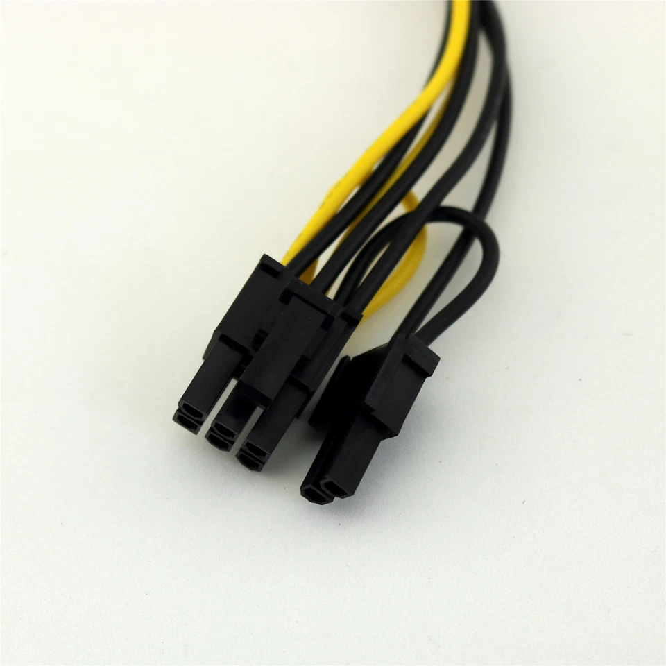 SATA 15 Pin Male to PCI-E Express 6+2 Pin 8 Pin Video Power Adapter Cable 20cm - Image 4 of 4
