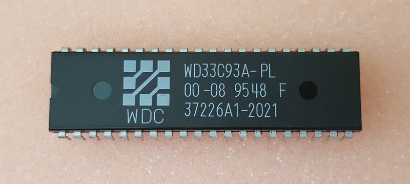 WD33C93A-PL 00-08 SCSI Controller Chip upgrade Commodore Amiga 3000 A2091 A590