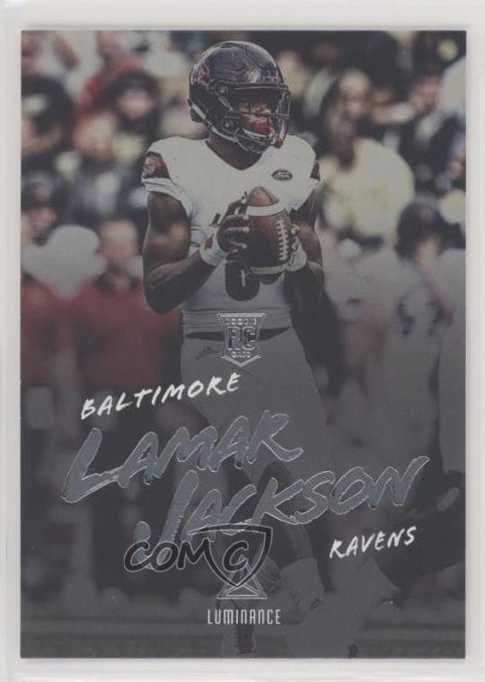 2018 Panini Luminance Rookie Lamar Jackson #159 s9d