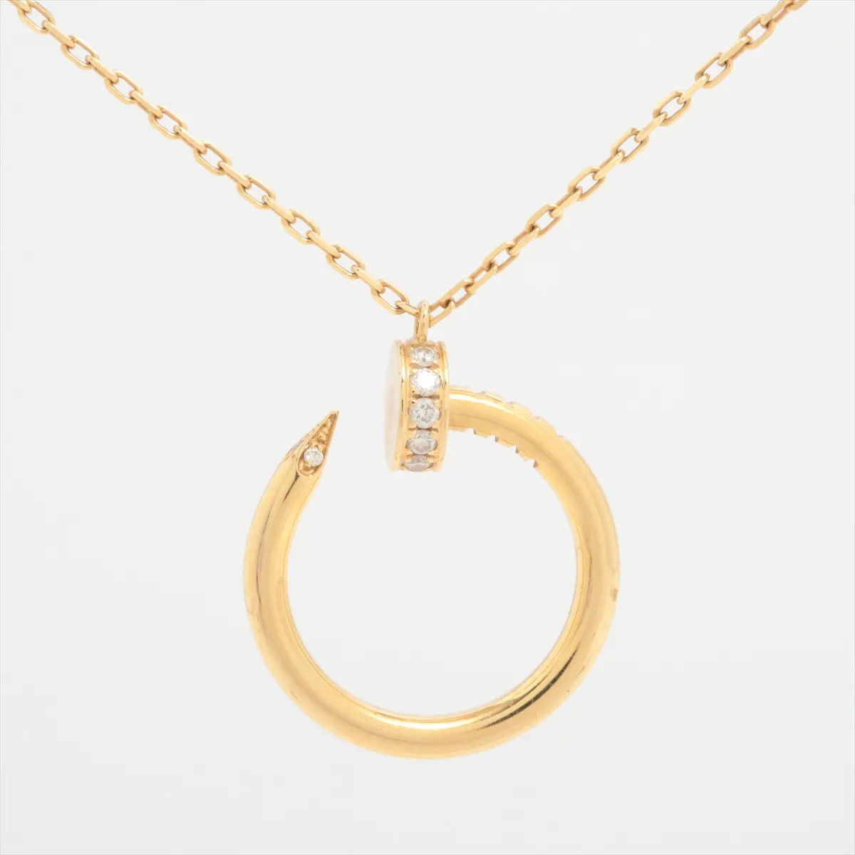 Cartier Juste un Clou diamond Necklace 750(YG) 5.8g | eBay