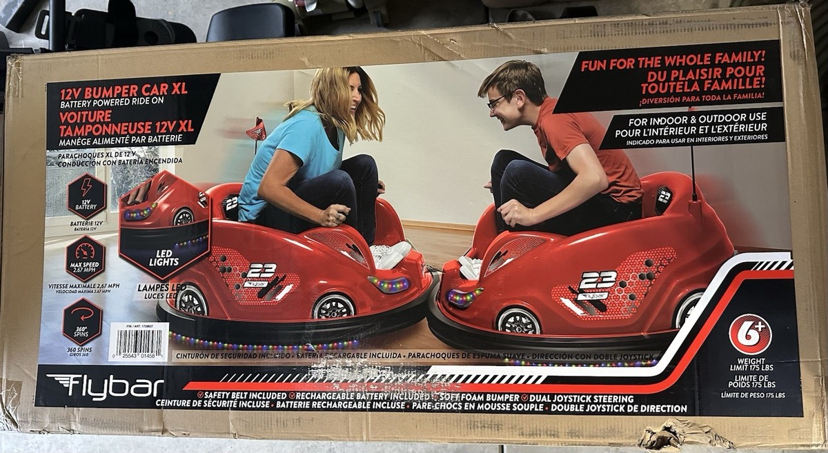 Flybar 12Volt Bumper Car Xl Battery Powered Ride On | eBay