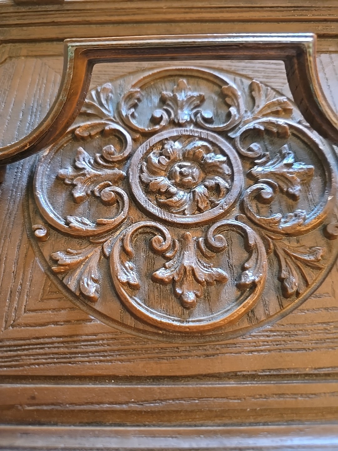 Vintage MCM Max Klein Faux Wood Sewing Box Hinged Lid Tray Insert USA Made