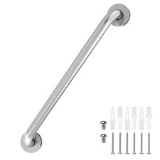 16 Inch Grab Bars for Bathtubs and Showers Brushed 16 Inch, Nickel