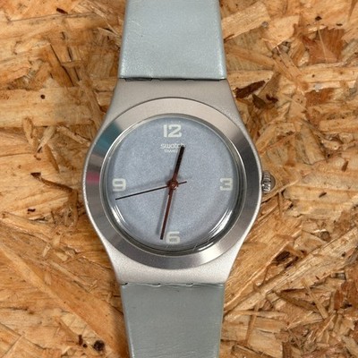 SWATCH IRONY ALUMINIUM FALLING STAR UHR YLS1011 LÄUFT